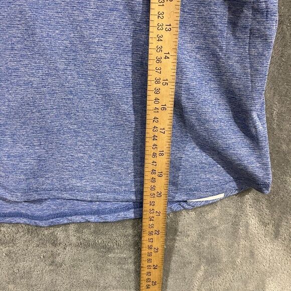 Spyder Active Shirt Womens Medium Heather Blue Lightweight Active Back Cutout - Picture 6 of 9